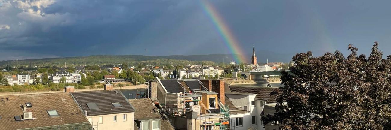 Regenbogen über Bonn