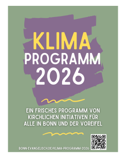 Flyer mit Text zur Veranstaltung